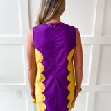 Lettie Sunkist Dress - Purple/Gold