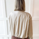 Suede Bubble Jacket