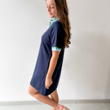 Front Zip Up Solid Casual Dress