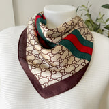 Double C's Print Scarf