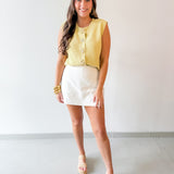 Basic Skort - White