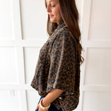 Cape Cardigan - Brown