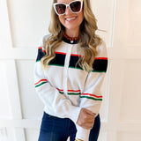 Bold Stripe Cardigan