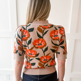 Floral Knit Sweater