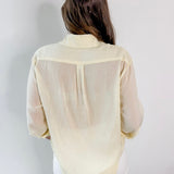 Butter Yellow Embellished Shirt