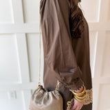 Italian Leather Clutch Bag