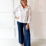 Duck Button Down Shirt - White
