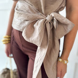 High Neck Sleeveless Top