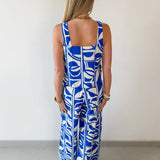 Geo Print Top & Pant Set