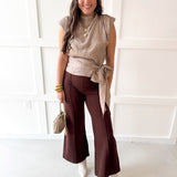 High Neck Sleeveless Top