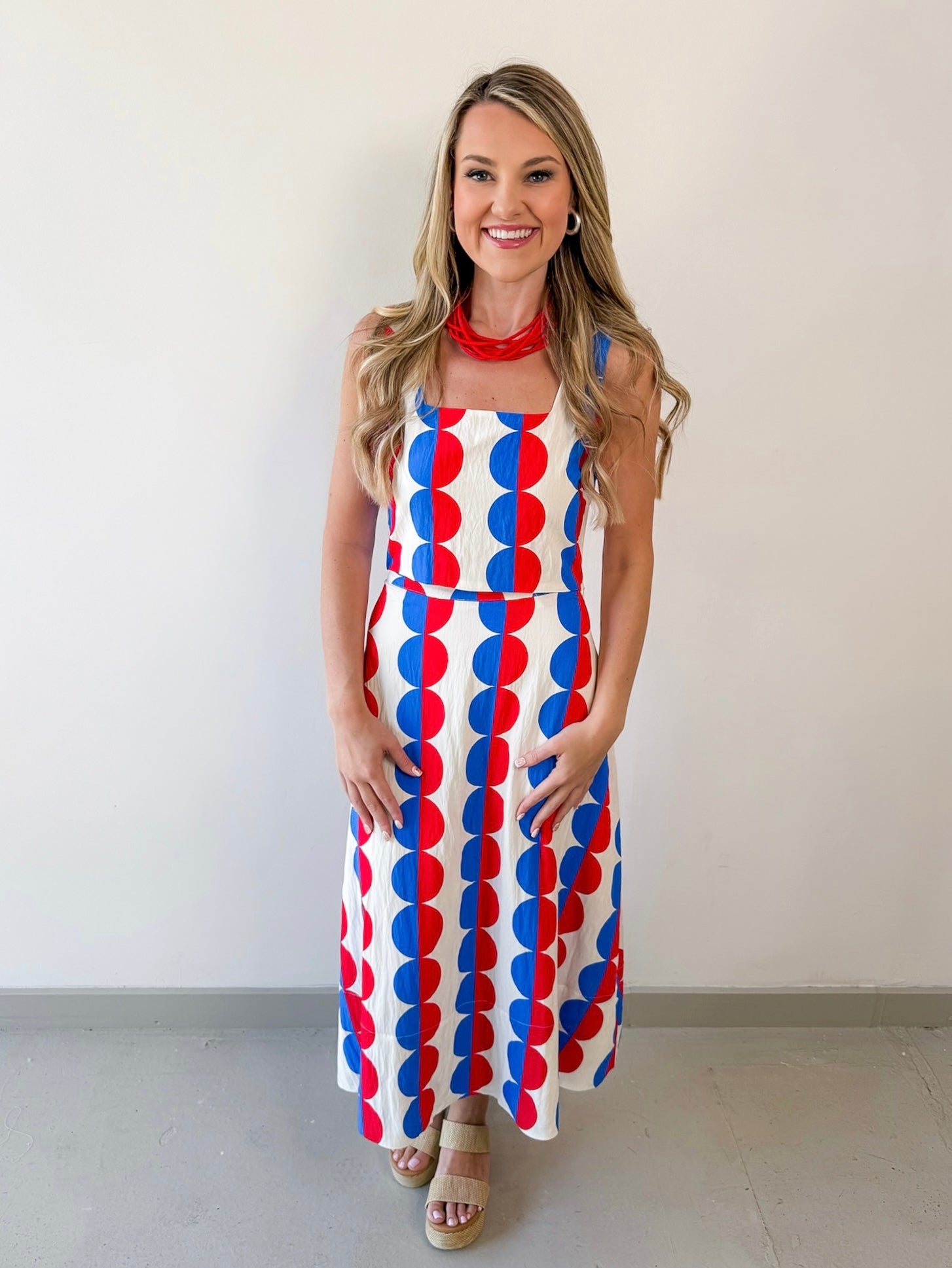Abstract Print Midi Set