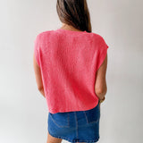 Accent Buttons Knit Vest
