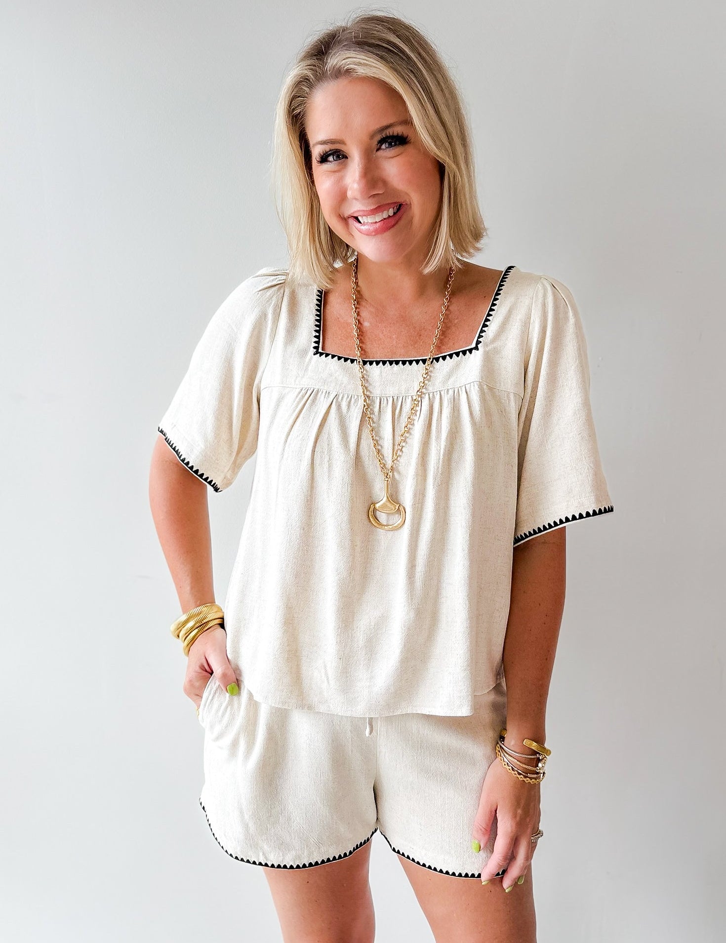 Accent Top & Short Set