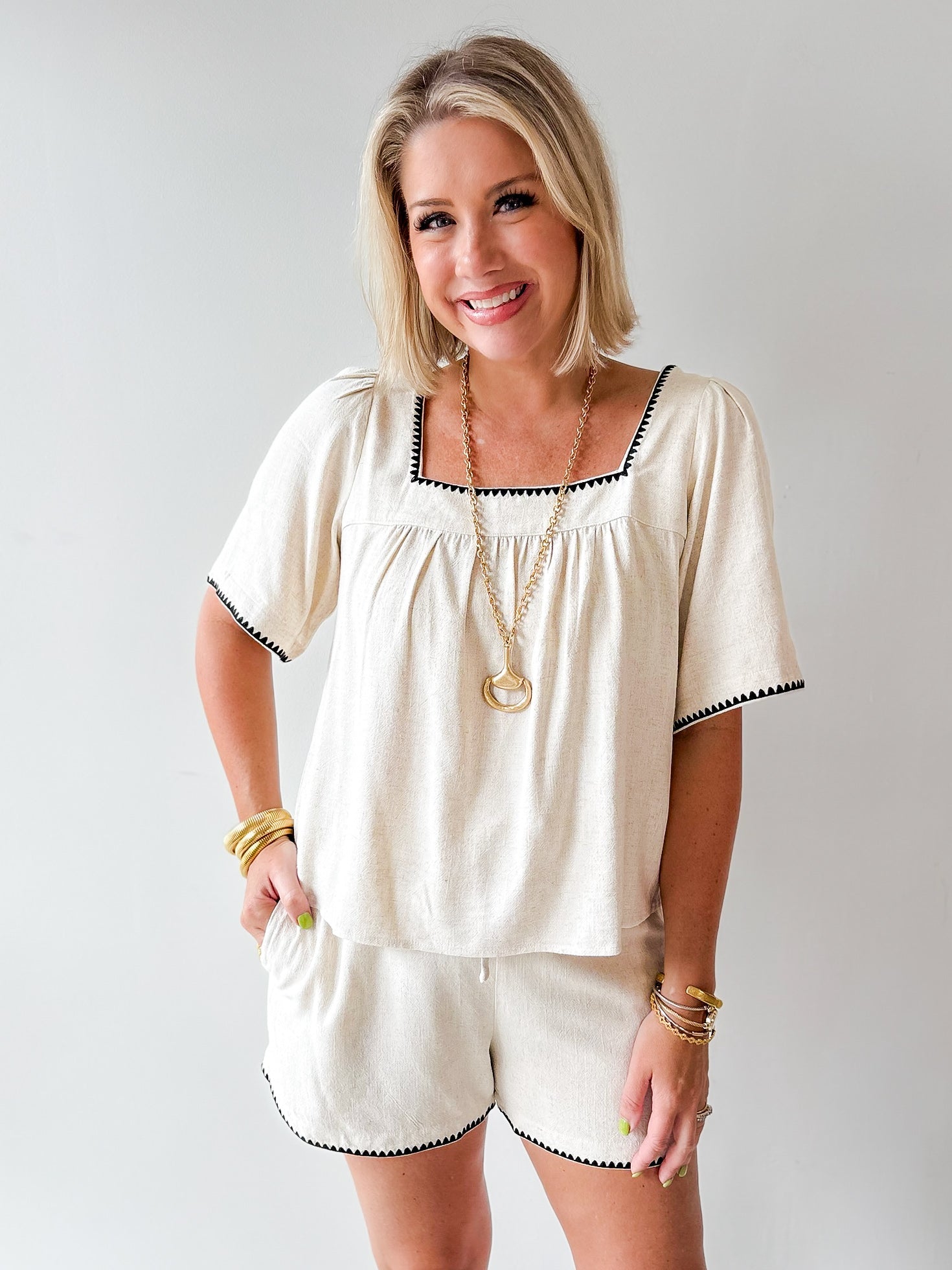 Accent Top & Short Set