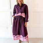 Accent Top & Skirt Set - Plum