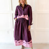 Accent Top & Skirt Set - Plum