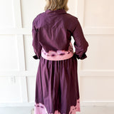 Accent Top & Skirt Set - Plum