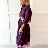 Accent Top & Skirt Set - Plum