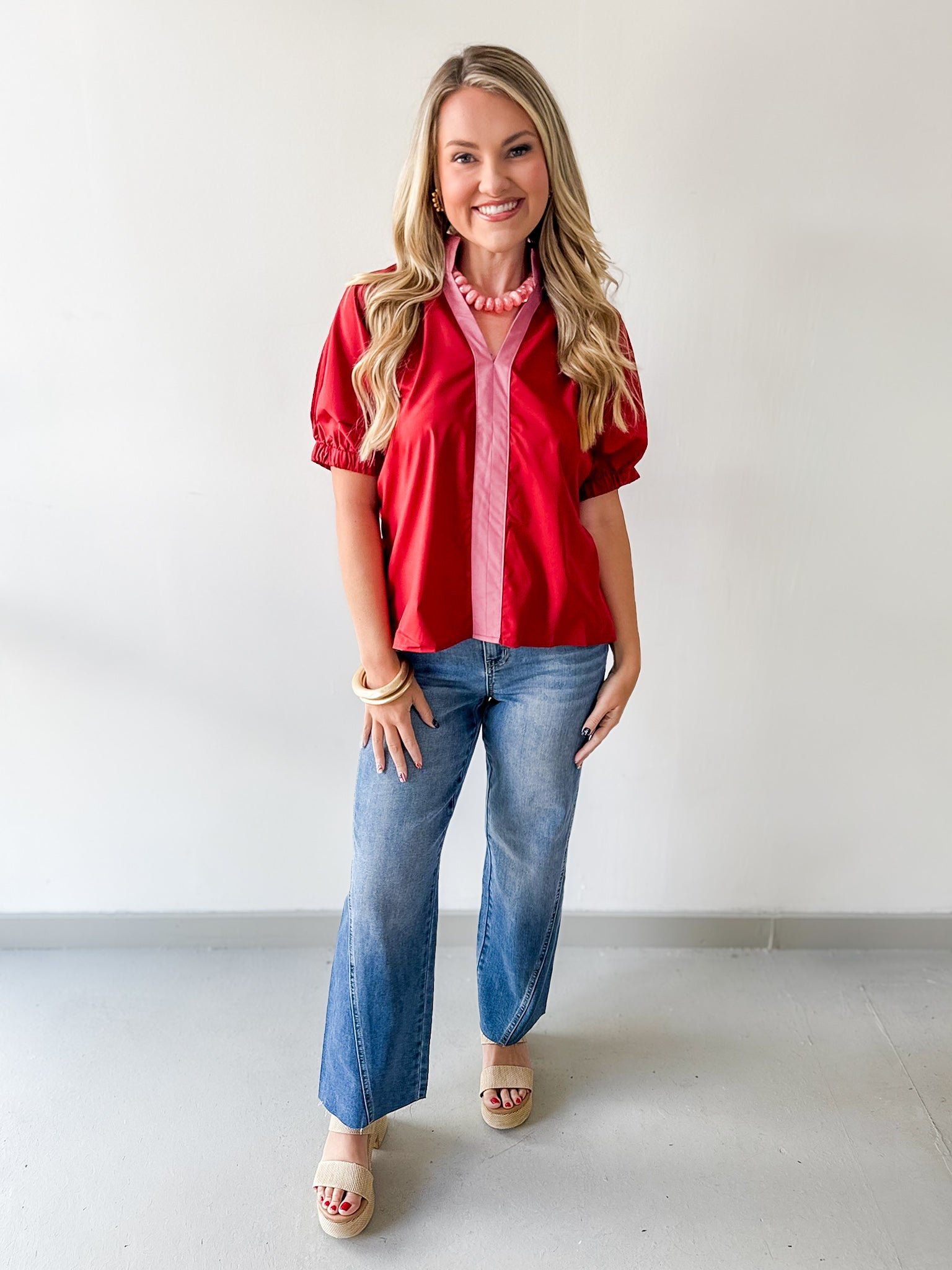 Accent Trim Top - Rust