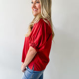 Accent Trim Top - Rust