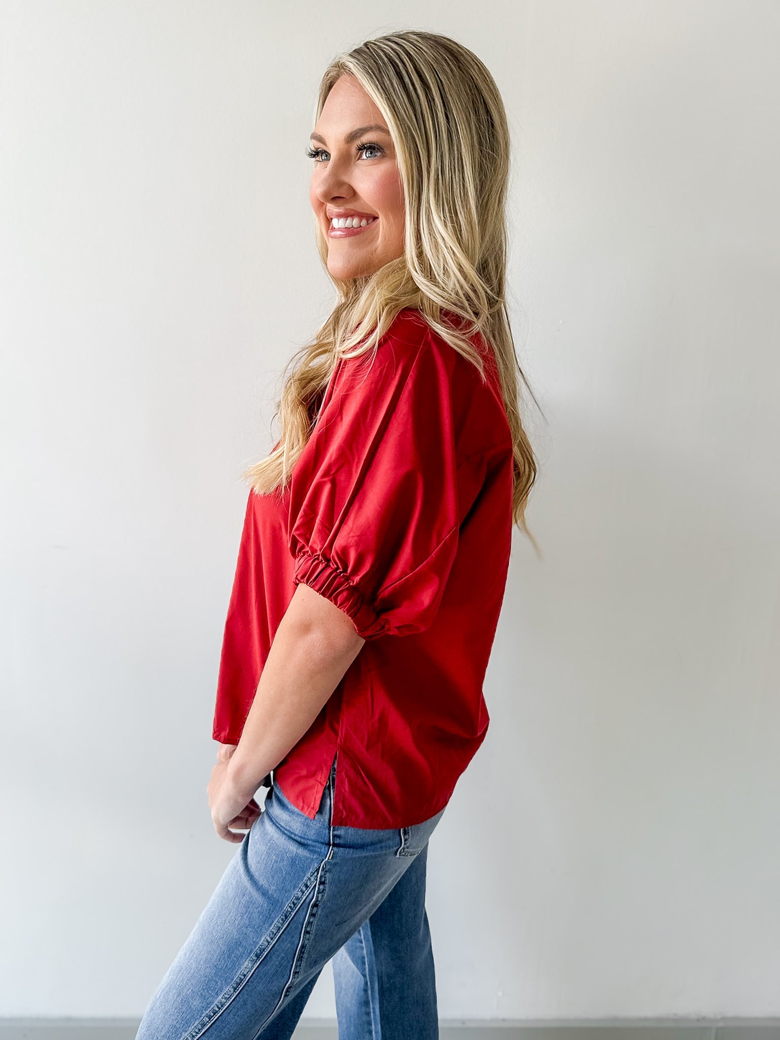 Accent Trim Top - Rust