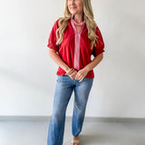 Accent Trim Top - Rust