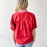 Accent Trim Top - Rust