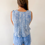 Acid Wash French Terry Top & Short Set