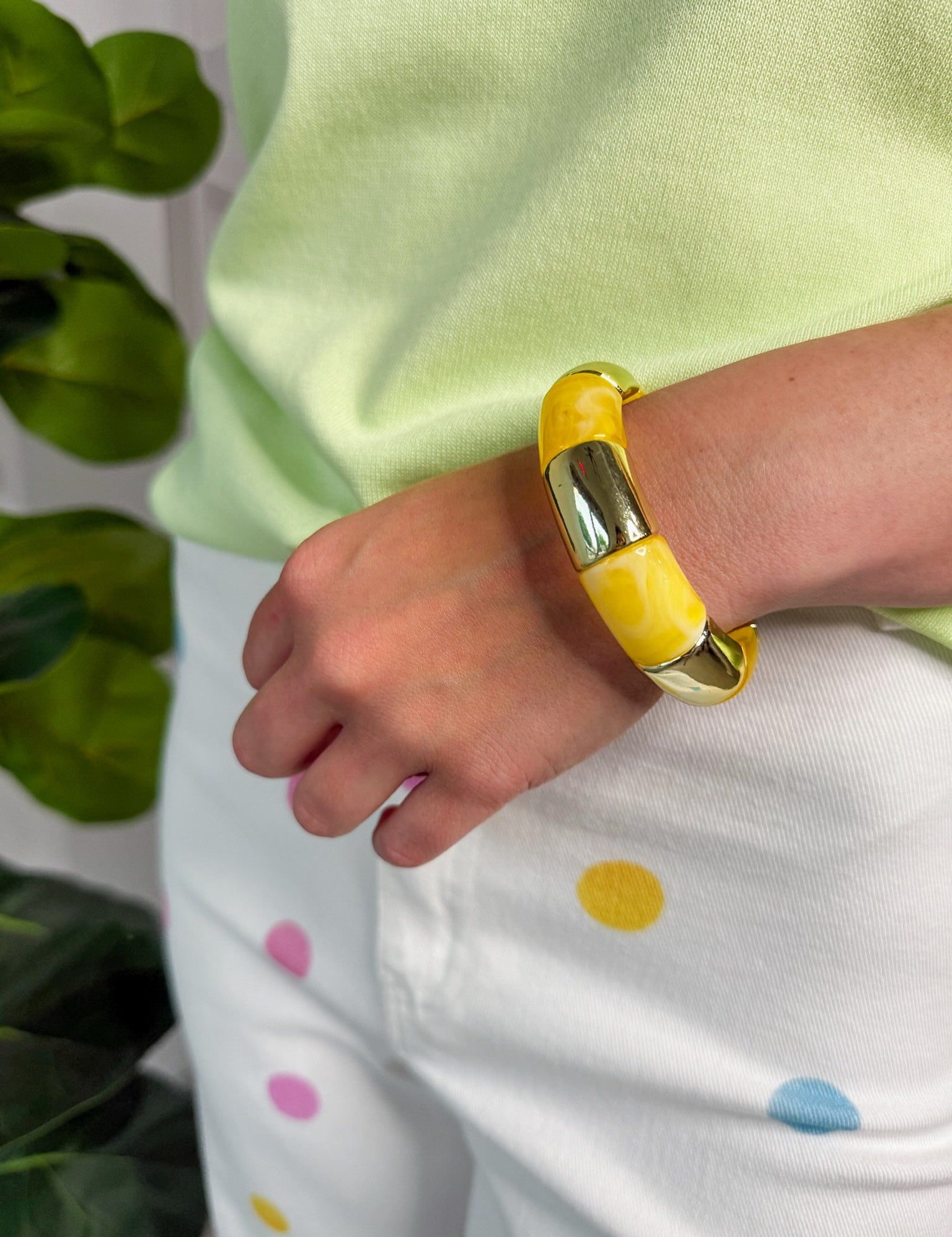 Acrylic Bracelet Geometric