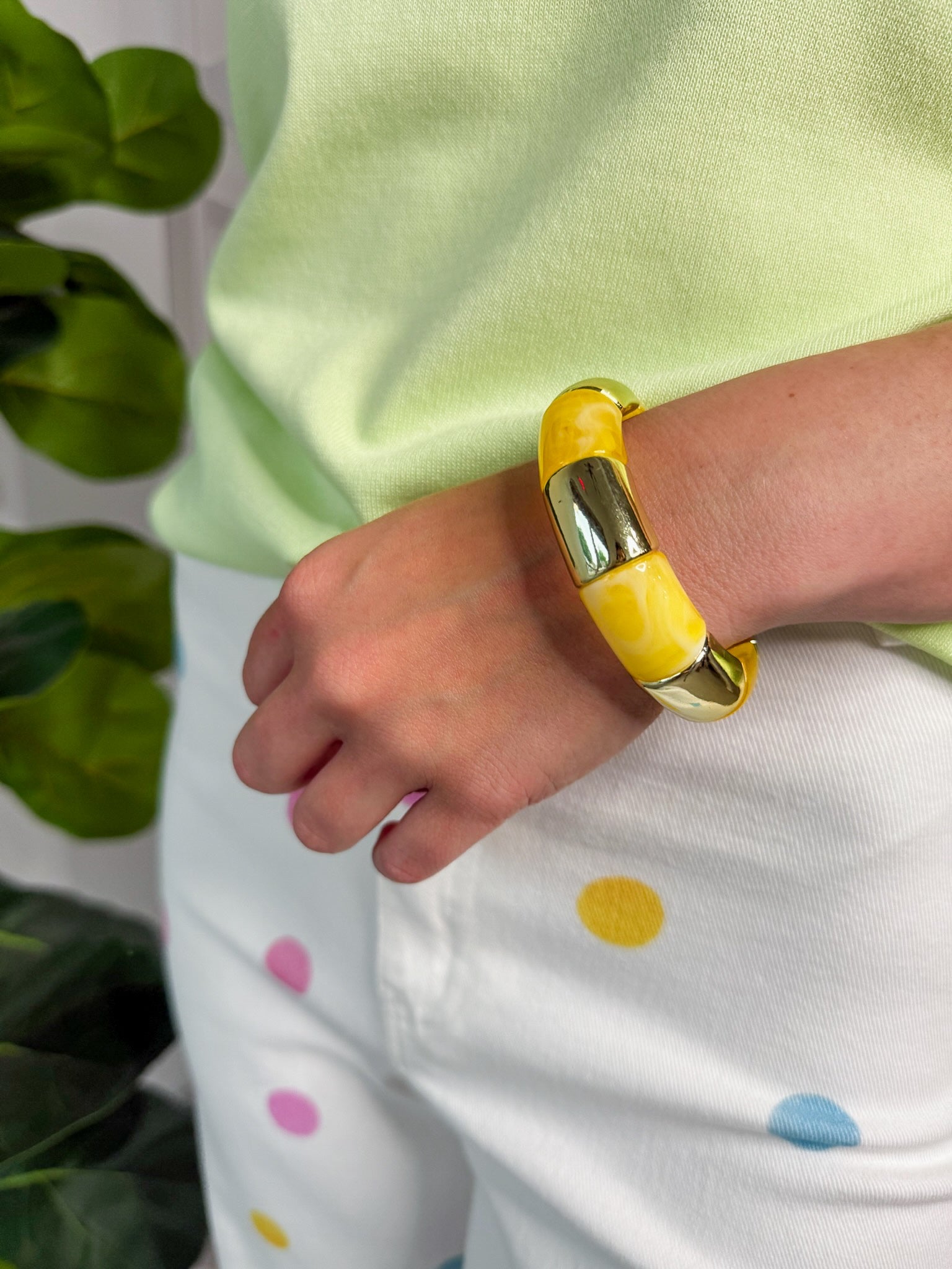 Acrylic Bracelet Geometric