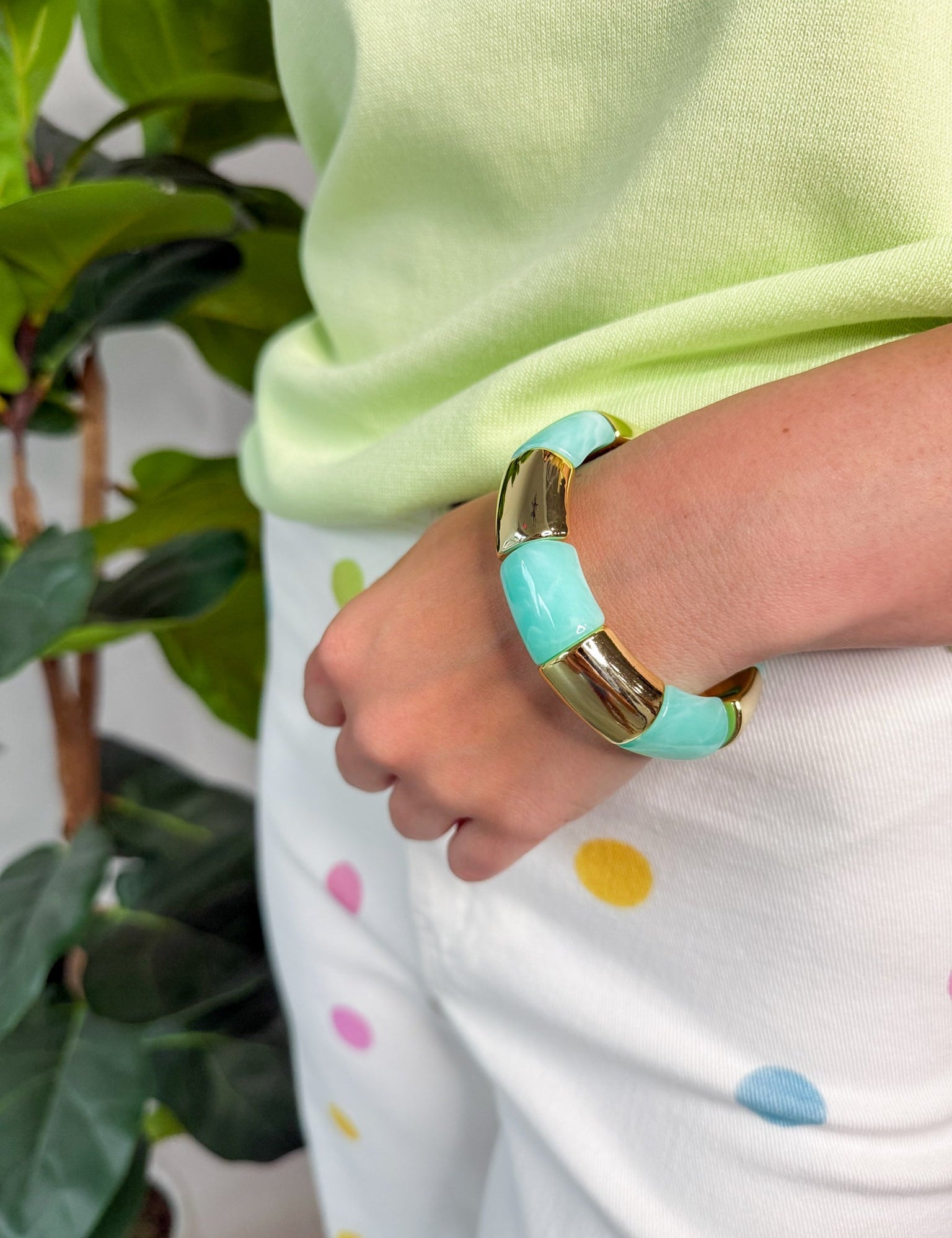 Acrylic Bracelet Geometric