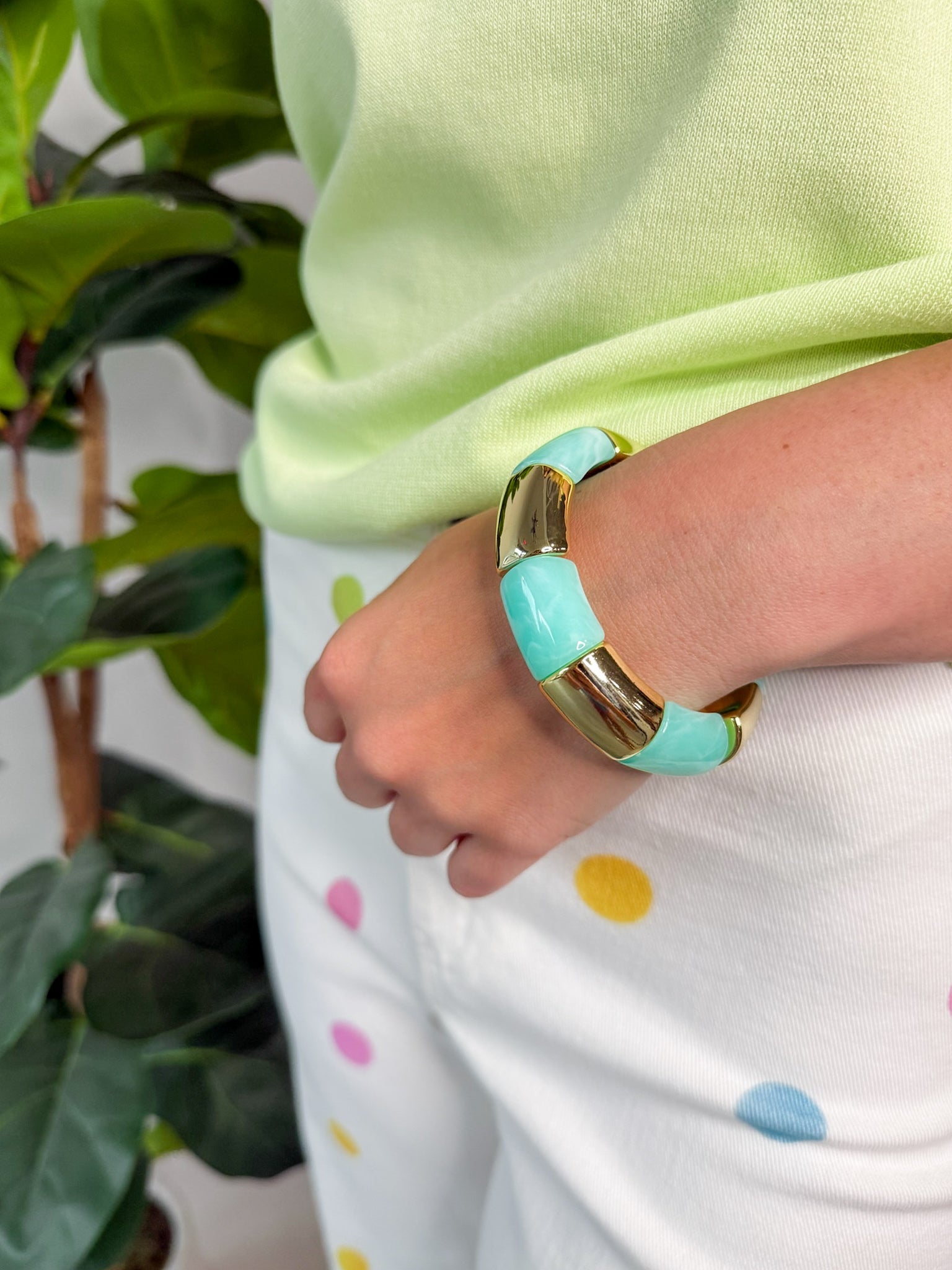 Acrylic Bracelet Geometric
