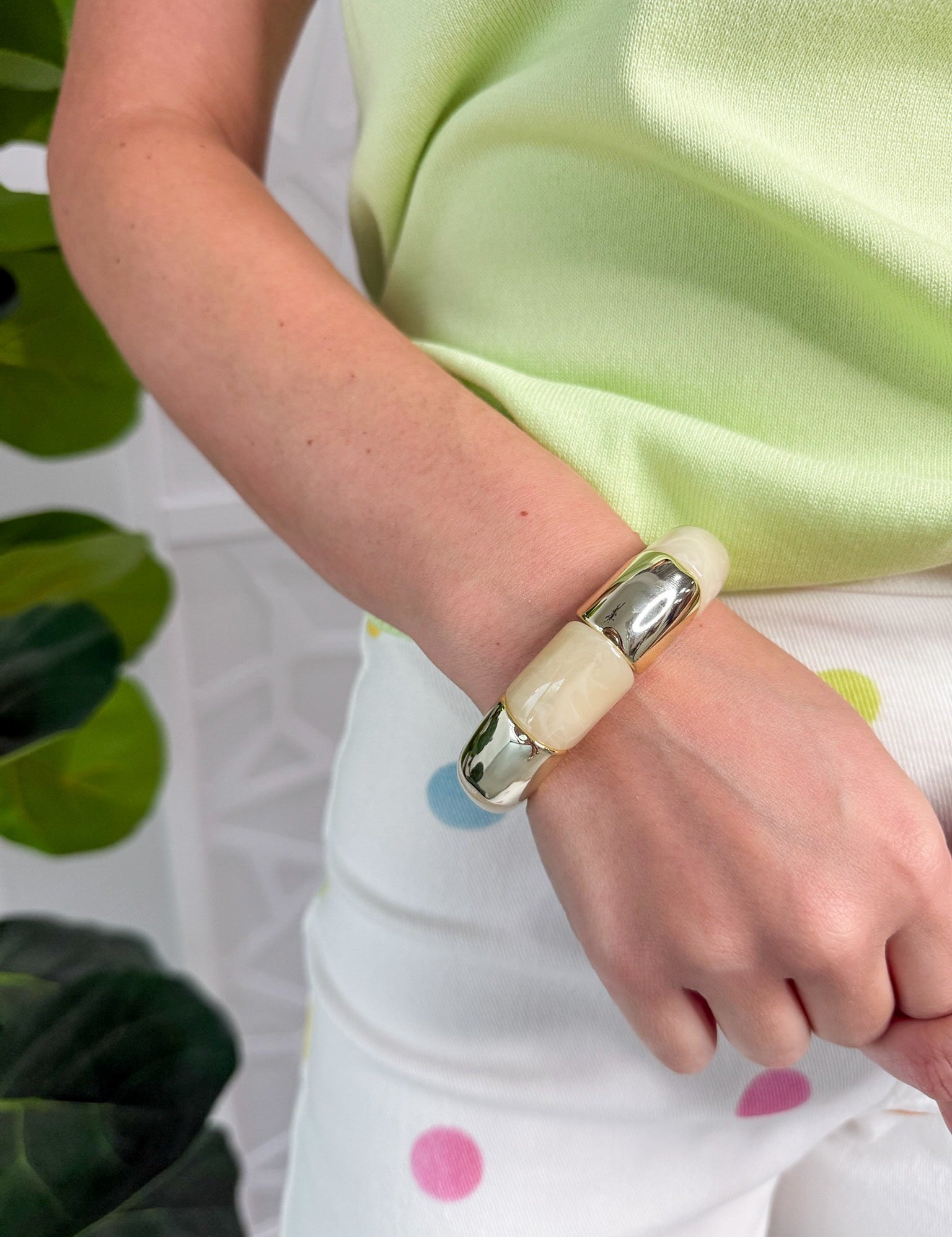 Acrylic Bracelet Geometric