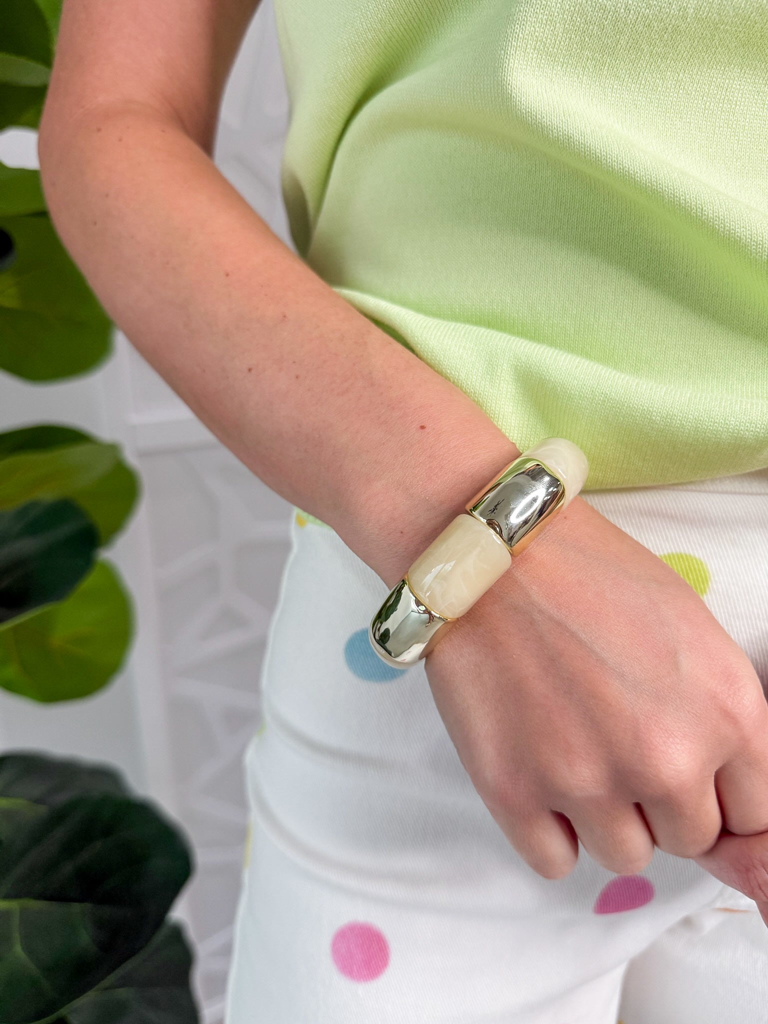 Acrylic Bracelet Geometric
