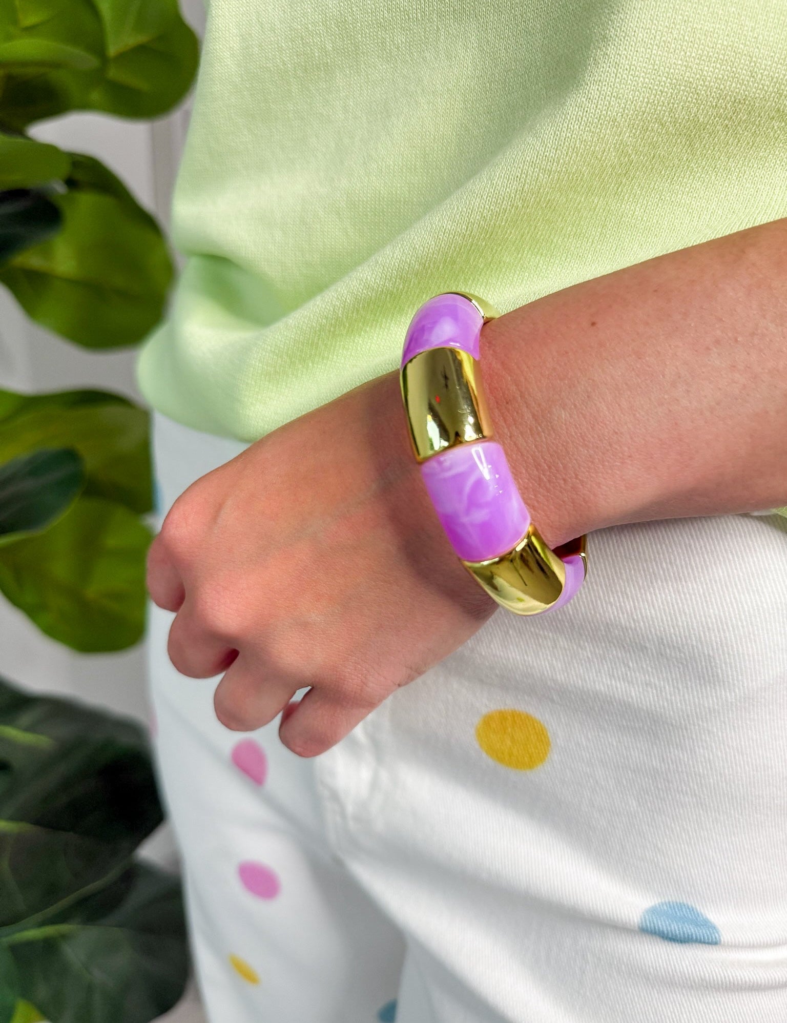 Acrylic Bracelet Geometric