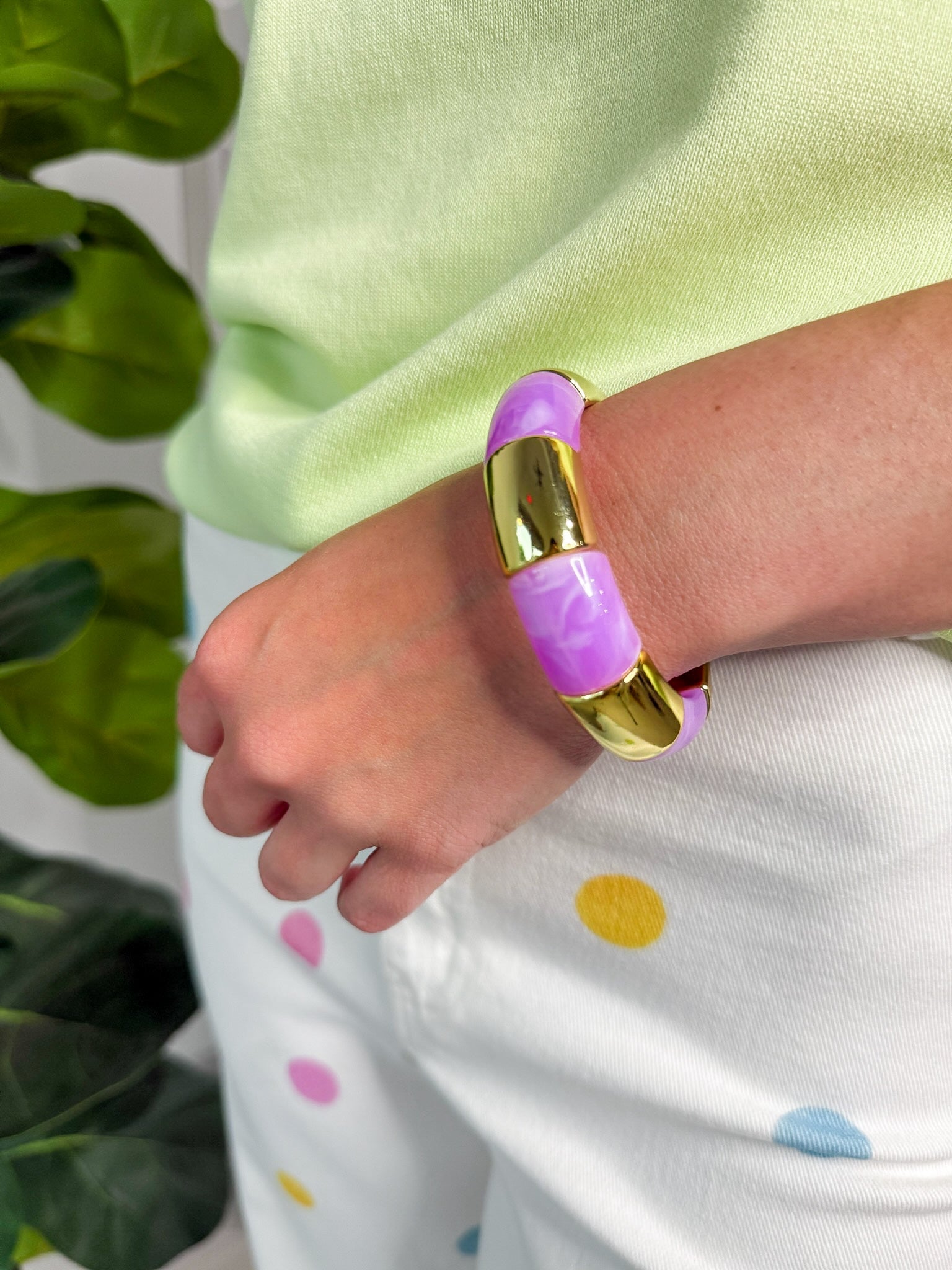 Acrylic Bracelet Geometric