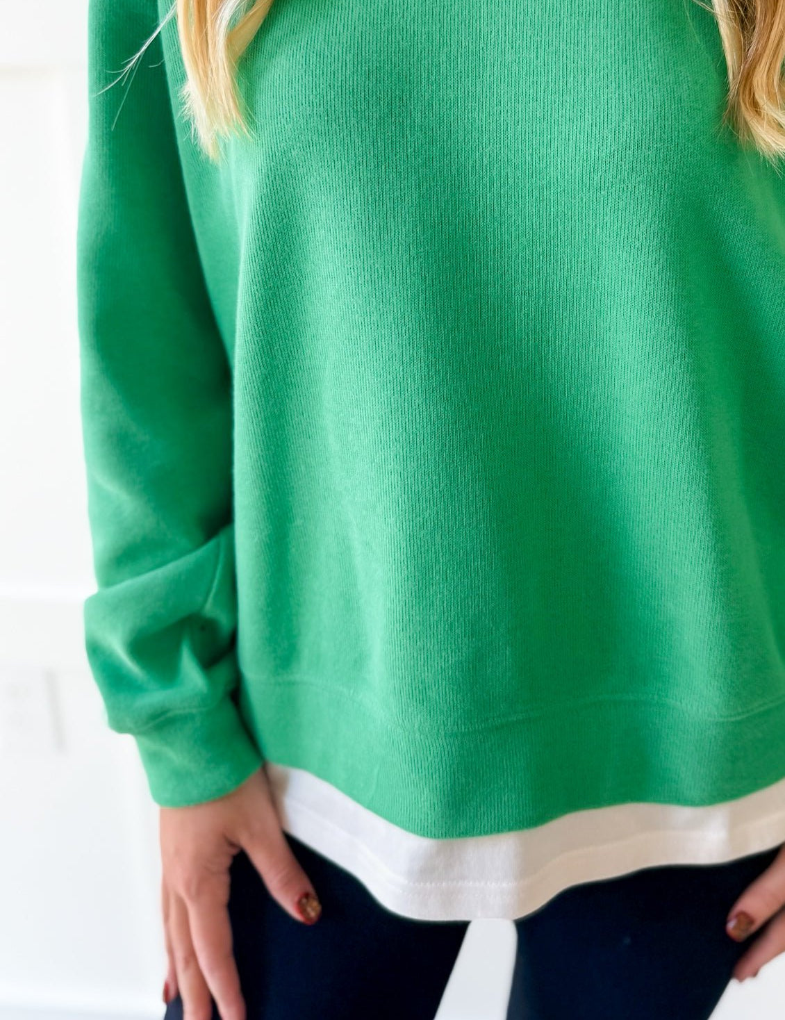 Always On Crew Sweater - Green