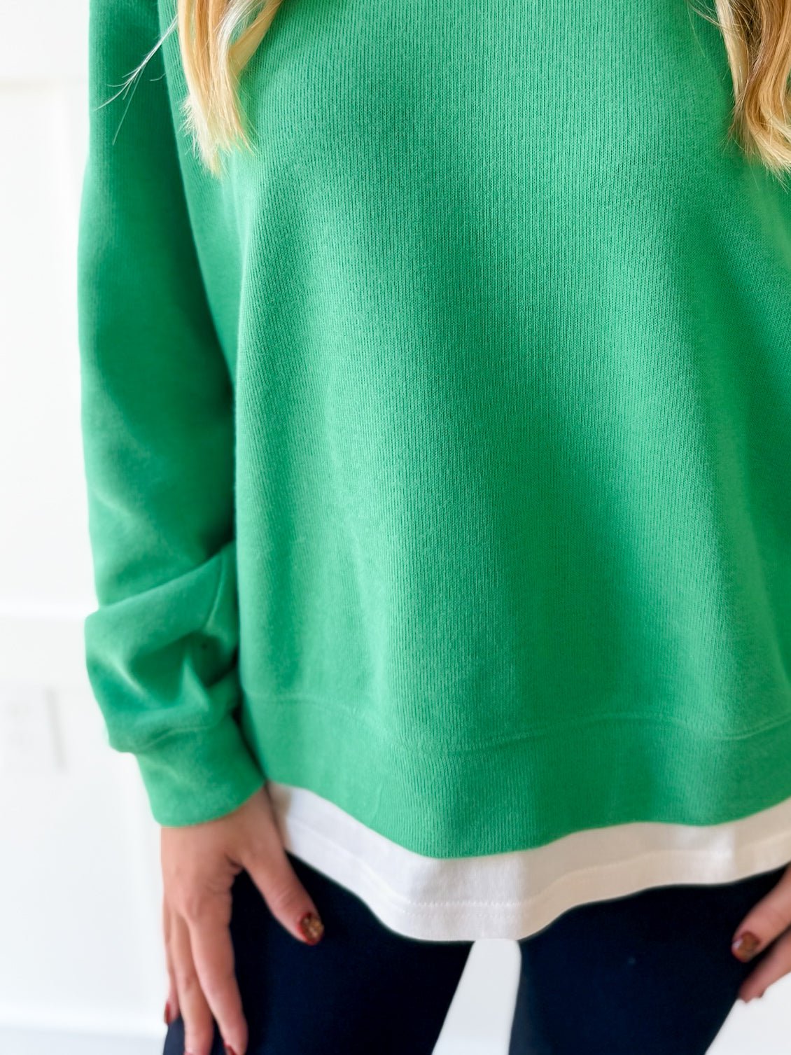 Always On Crew Sweater - Green