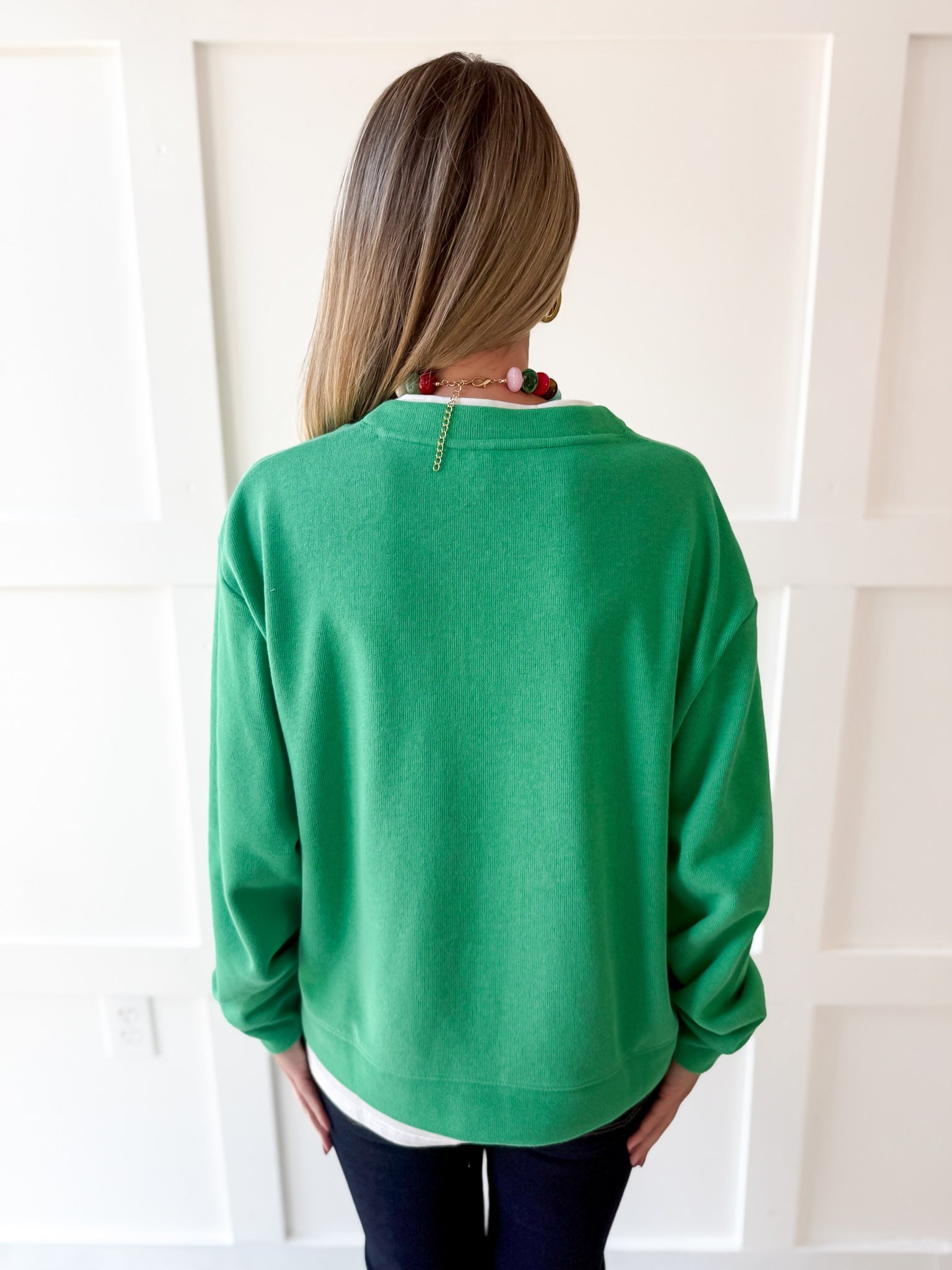 Always On Crew Sweater - Green