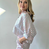 Amelia Top & Short Set - Pink & Green