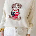 American Heart Puppy Jacquard Sweater