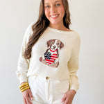 American Heart Puppy Jacquard Sweater