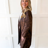 Animal Print Coat