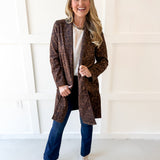 Animal Print Coat