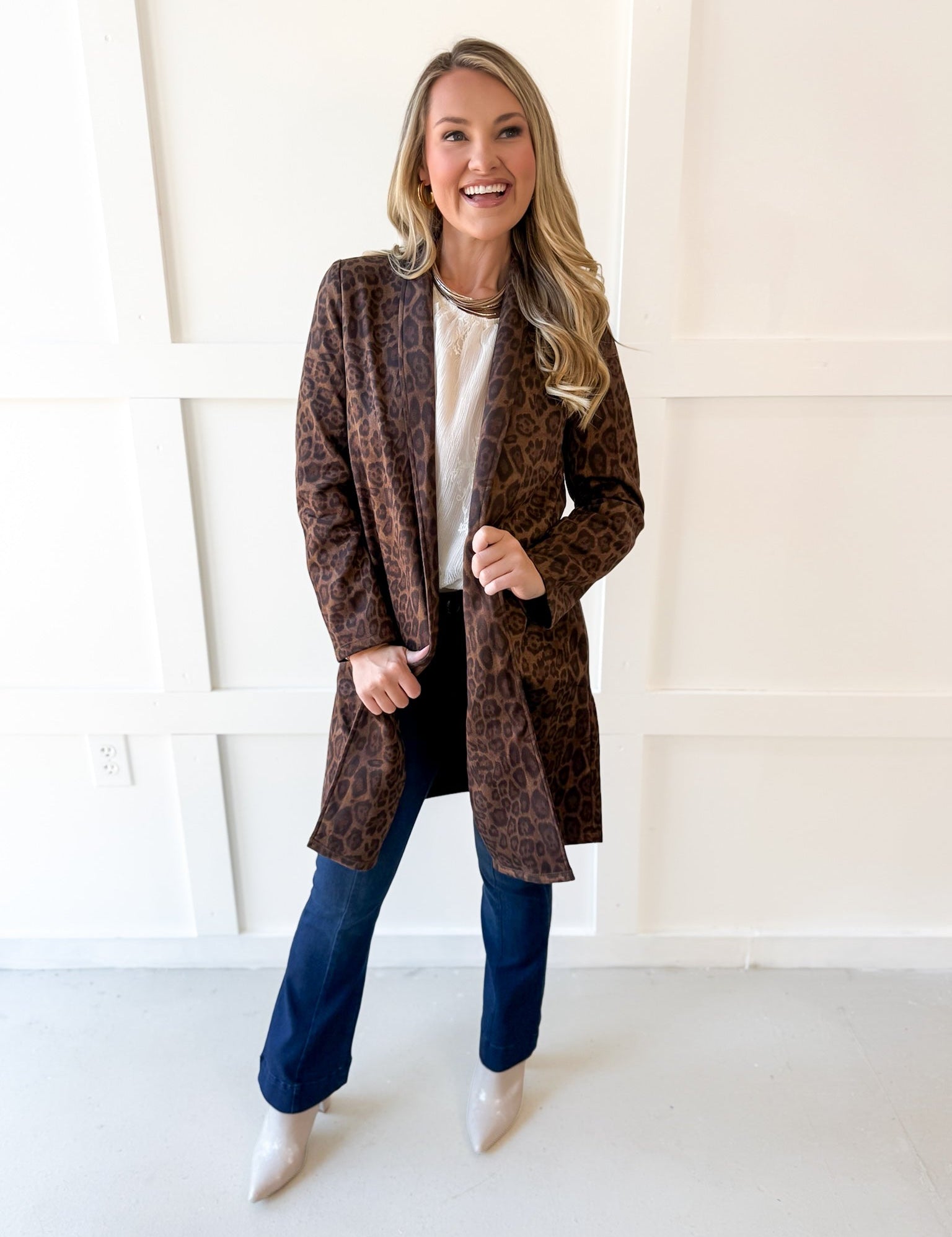 Animal Print Coat