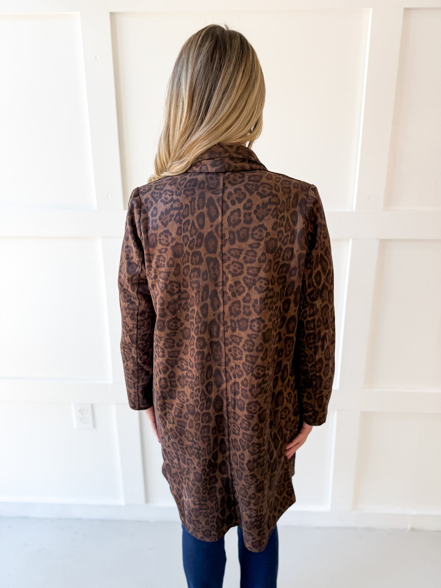 Animal Print Coat