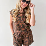 Animal Print Top & Short Set