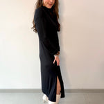 Anise Black Midi Dress