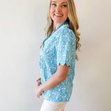 Annie Contrast Detailed Top