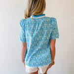 Annie Contrast Detailed Top
